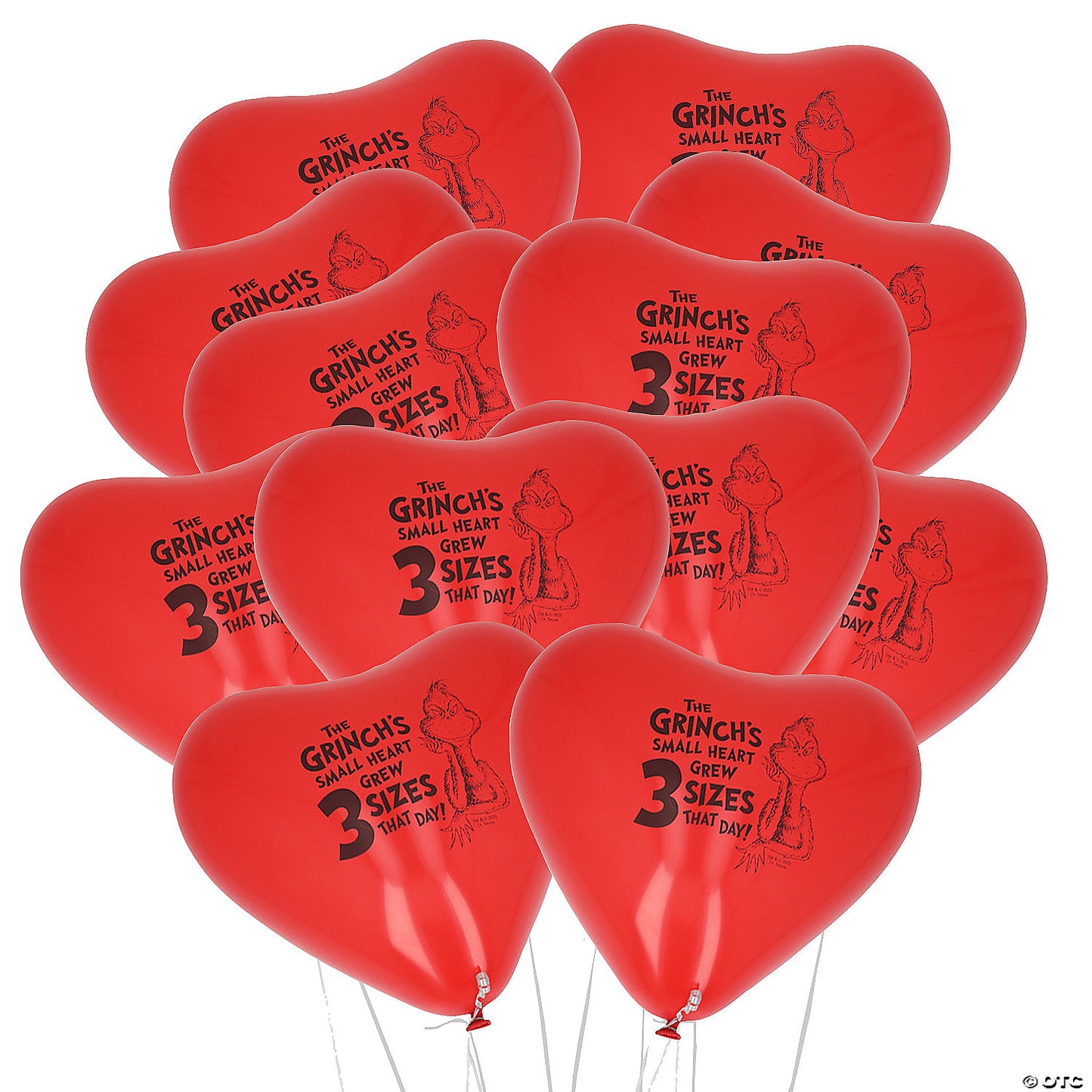 Grinch Latex Balloon