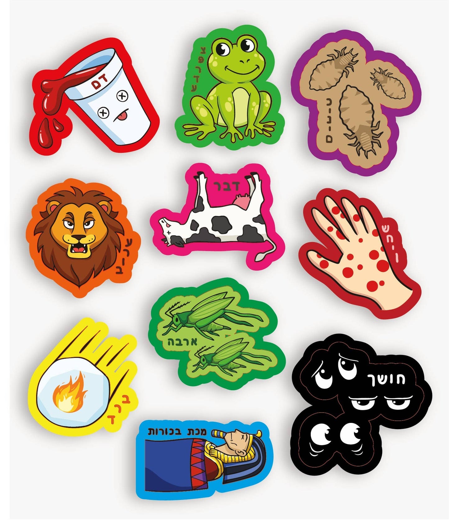 Puffy Makos Stickers