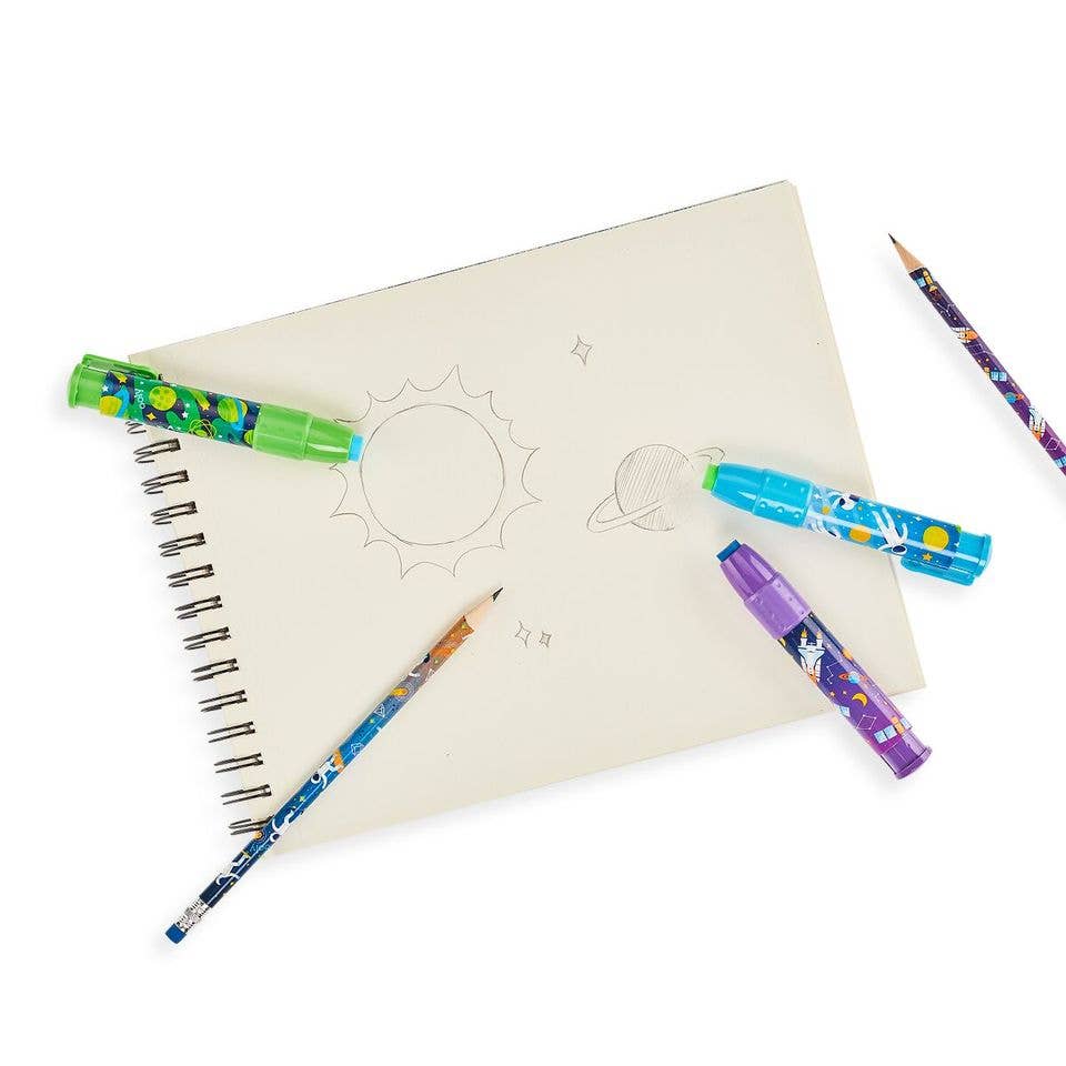 Astronaut: ClickIt Erasers - 1 Assorted Style