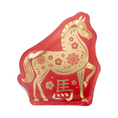 Horse Shaped Plate (8 ct)