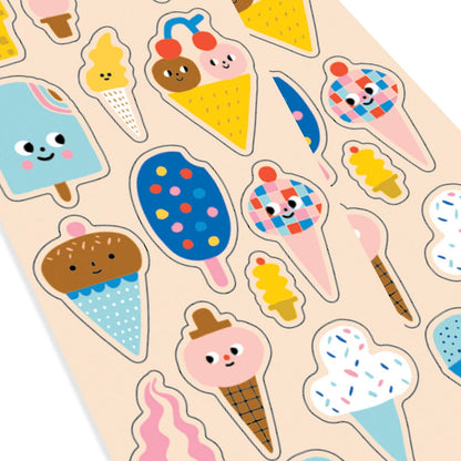 Stickiville Ice Cream Stickers - 2 Sheets