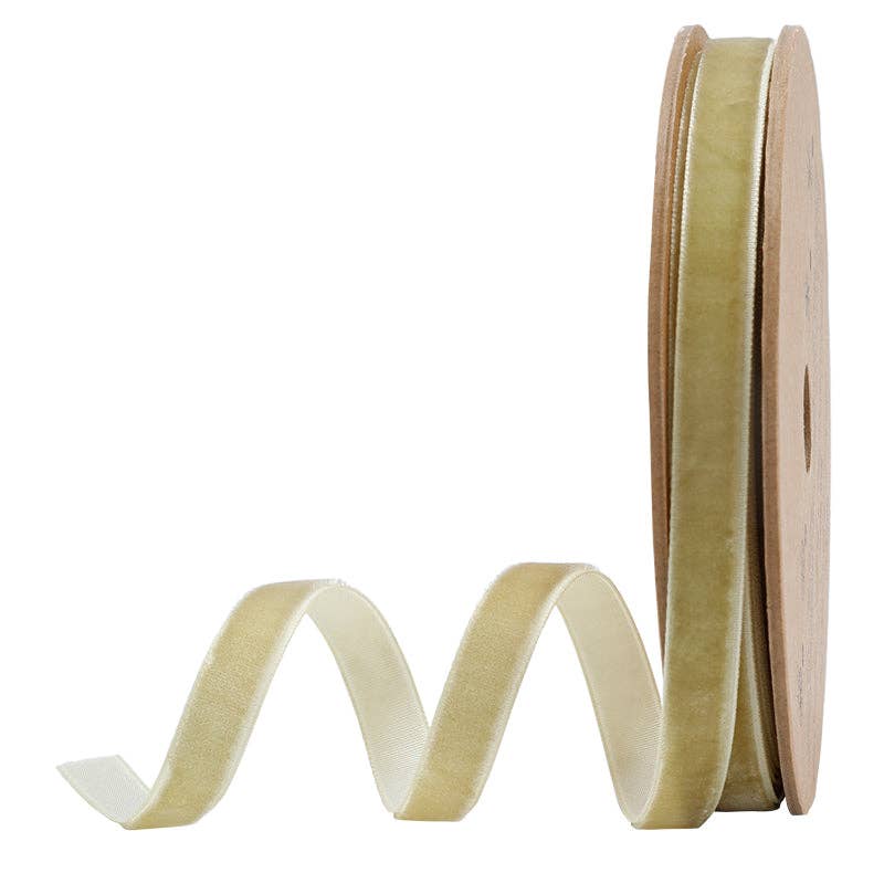 17 Colors | 3/8" Velvet Ribbon | 10 Yard Roll