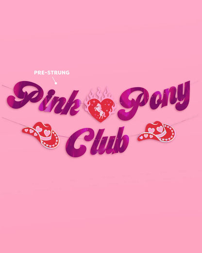 Pink Pony Club Banner