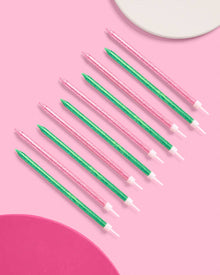 Wicked Emerald City Glitter Candles 10ct