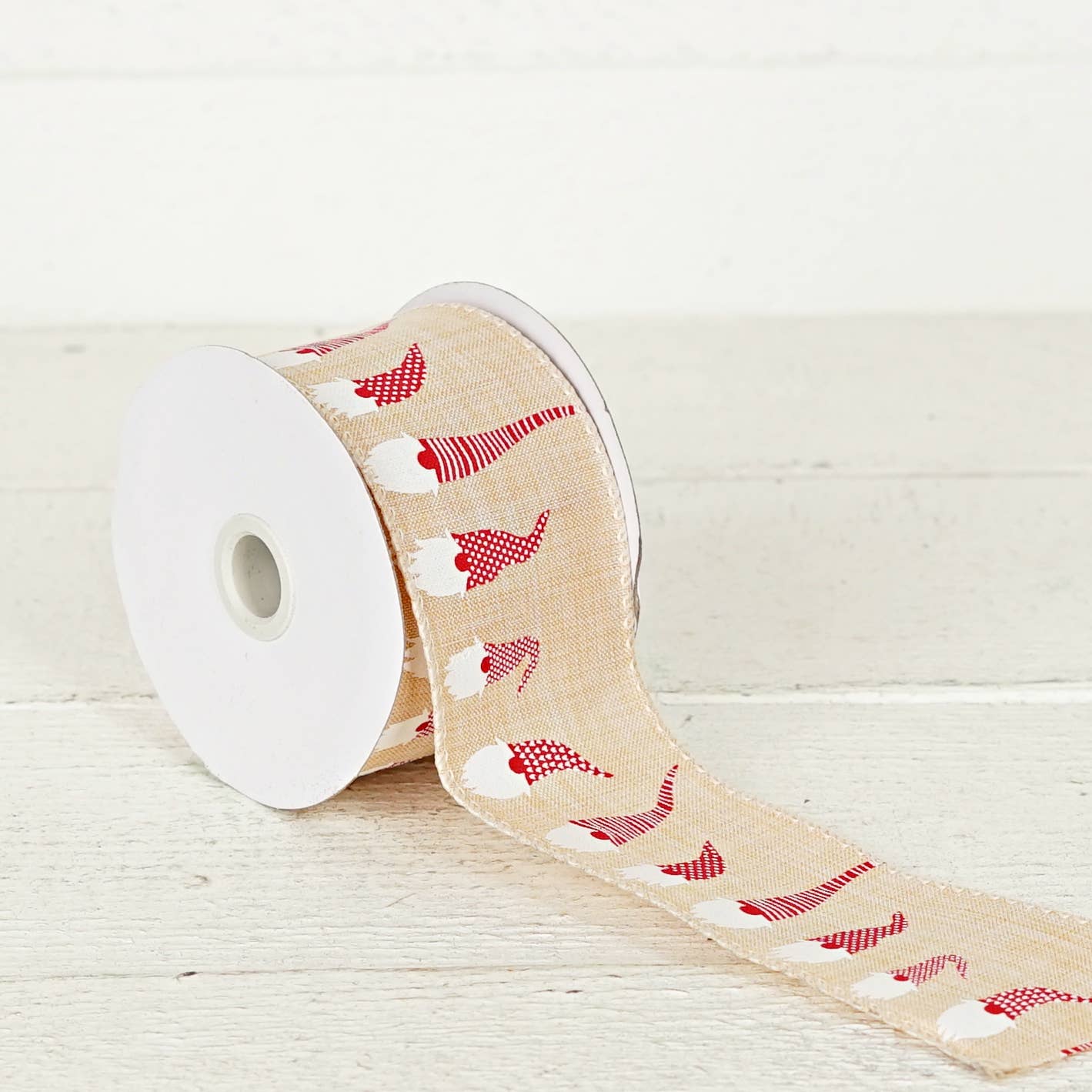 Wired Ribbon-Holiday Gnome Family