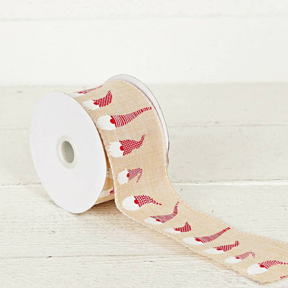 Wired Ribbon-Holiday Gnome Family