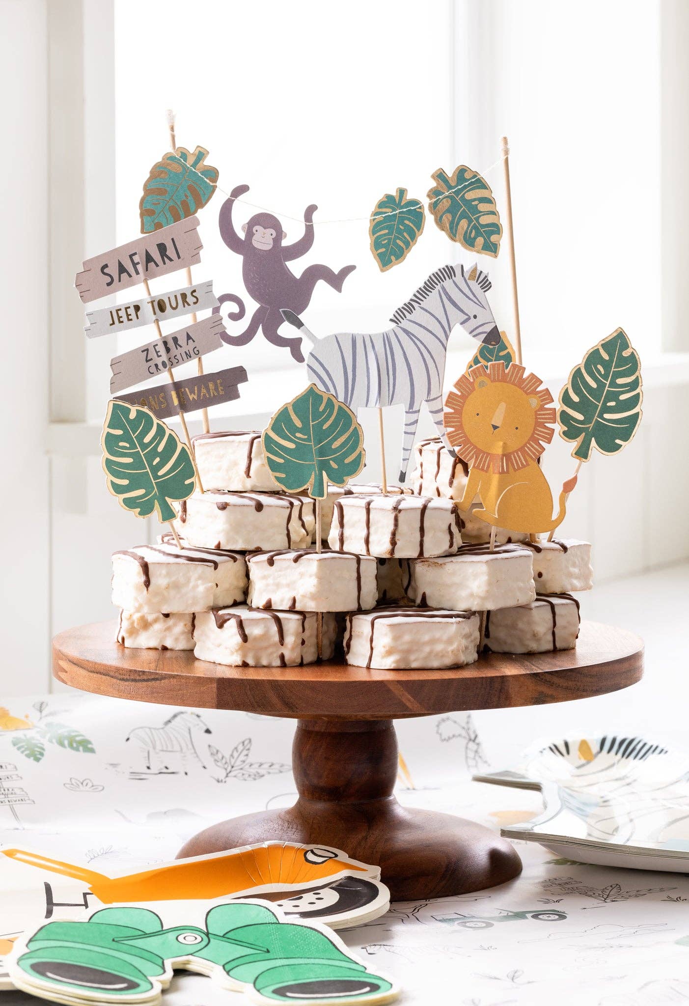 Safari Cake Topper Set 8ct