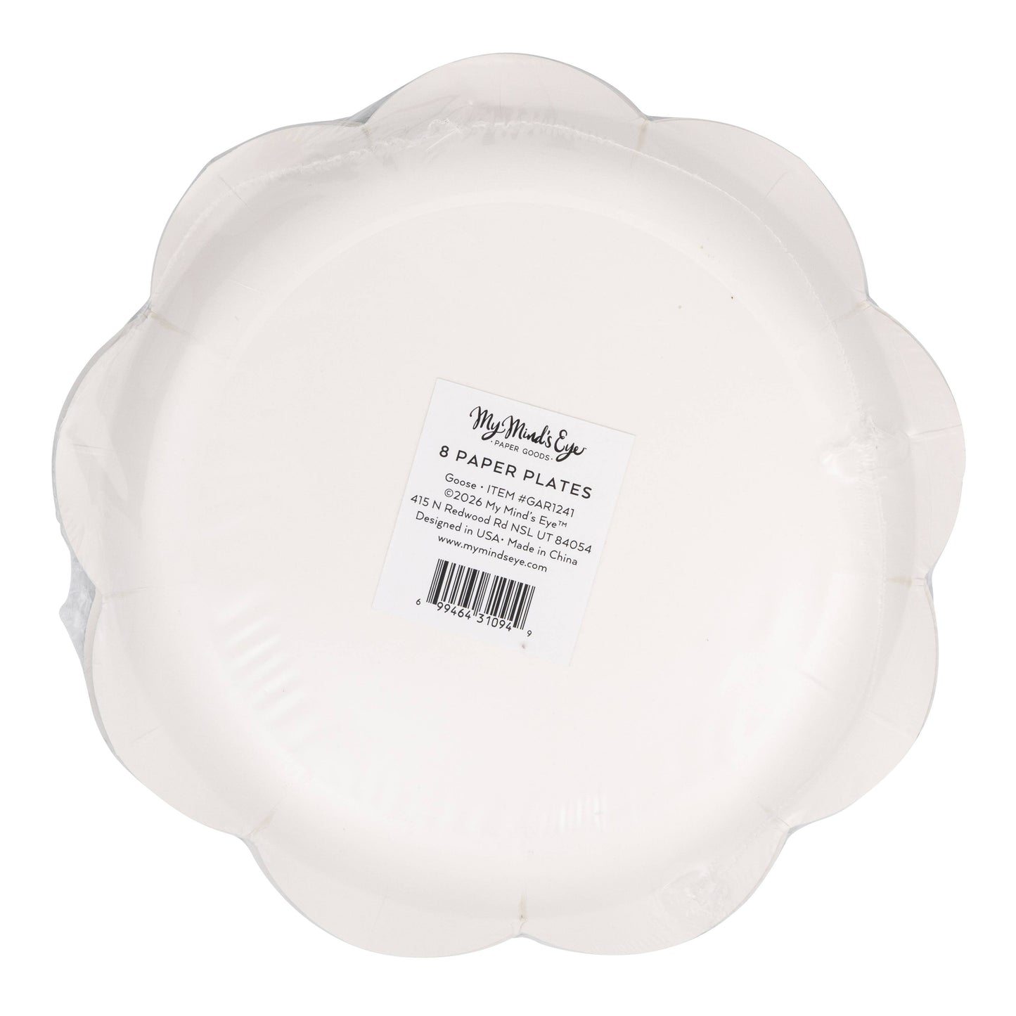 Goose 8" Plates 8ct