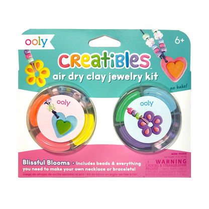 Creatibles: Air Dry Clay Jewelry Kit - Blissful Blooms (Set