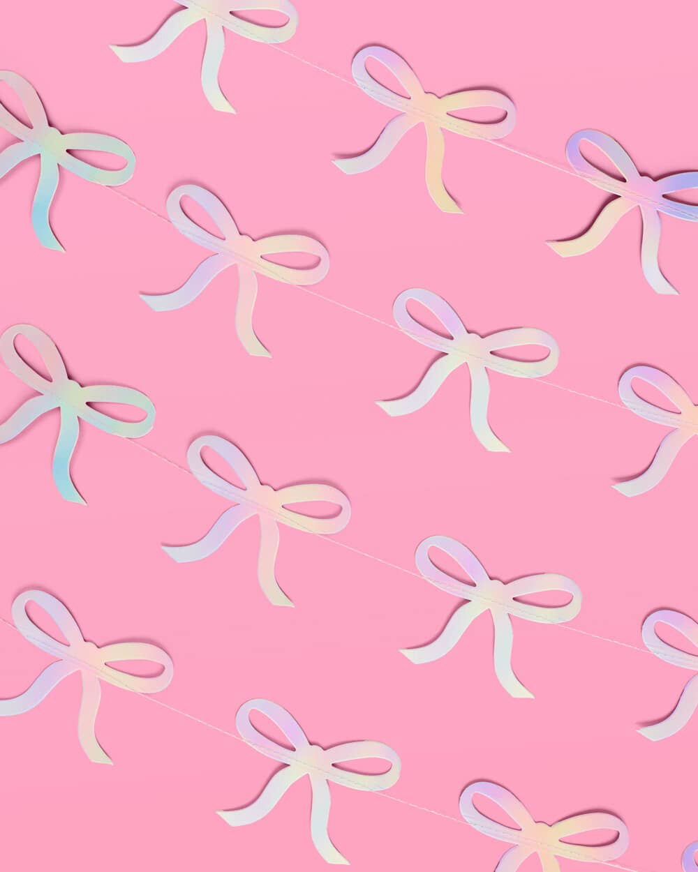Bow Iridescent Garland 4ct