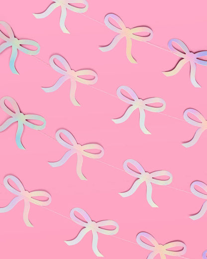 Bow Iridescent Garland 4ct