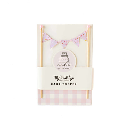 Bunting Cake Topper