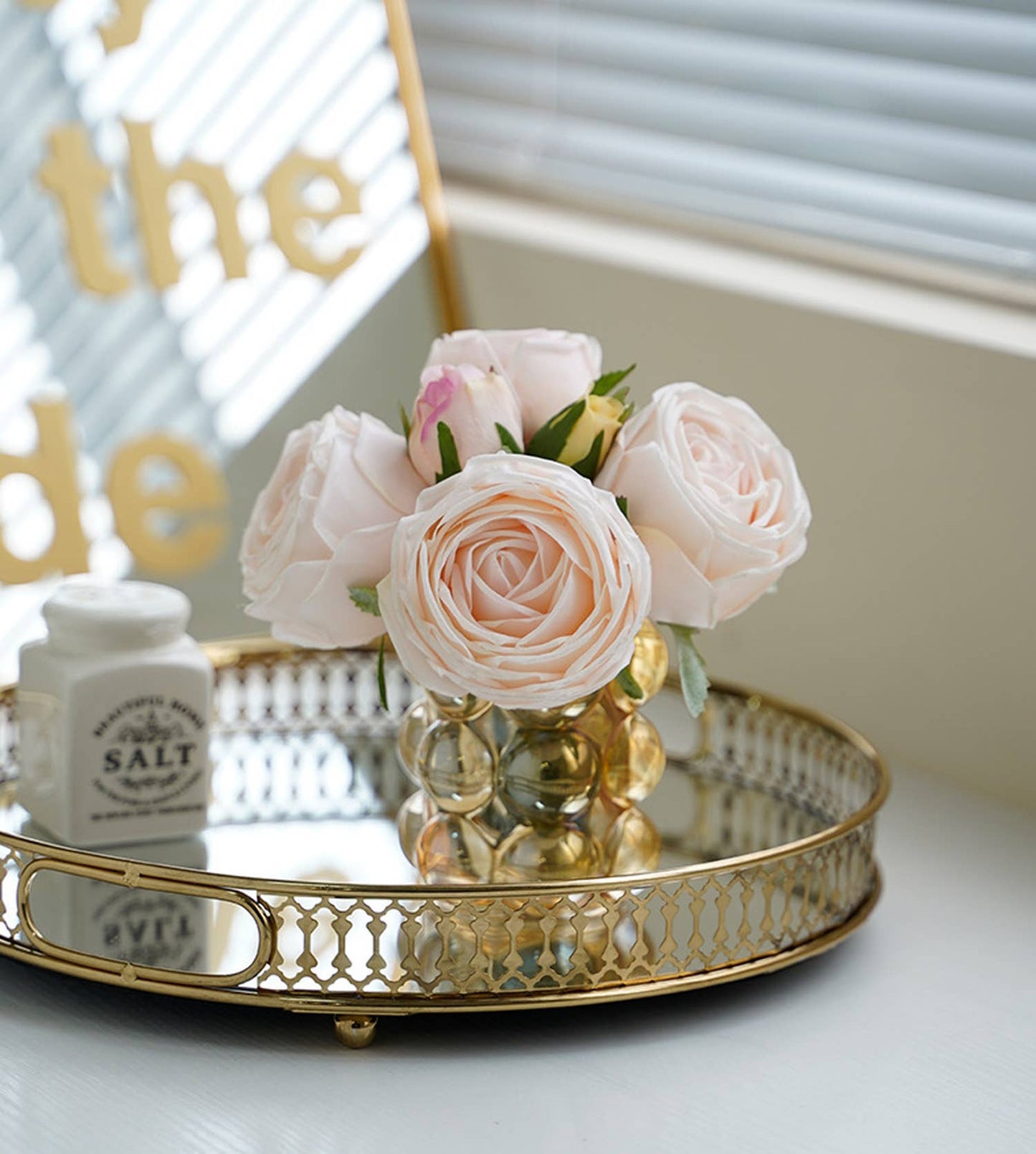 6-stem bundle-Real Touch rose bouquet