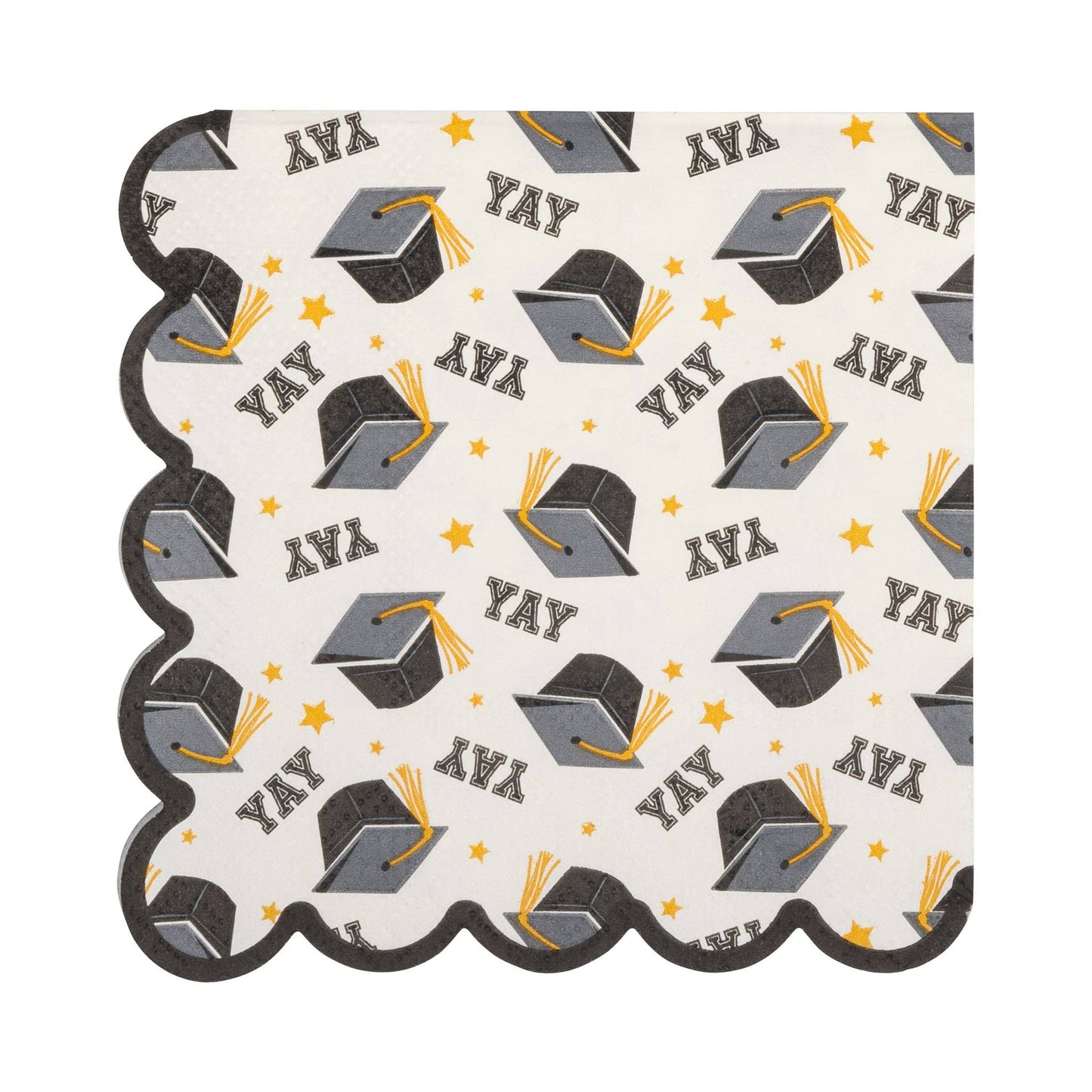 Yay Cap Pattern Cocktail Napkins 18ct