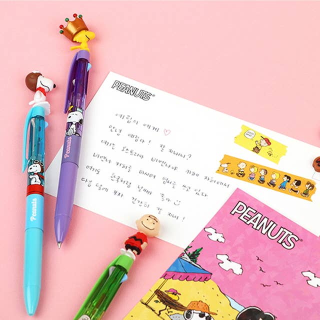 Peanuts Snoopy Figure Mascot Ball point Pen 0.5mm - 3Colors