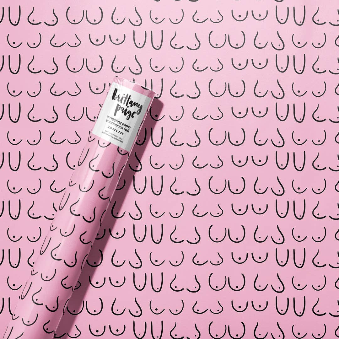 Boobs Wrapping Paper Roll