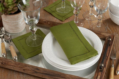 Hemstitch Border 18-Inch Dinner Napkin