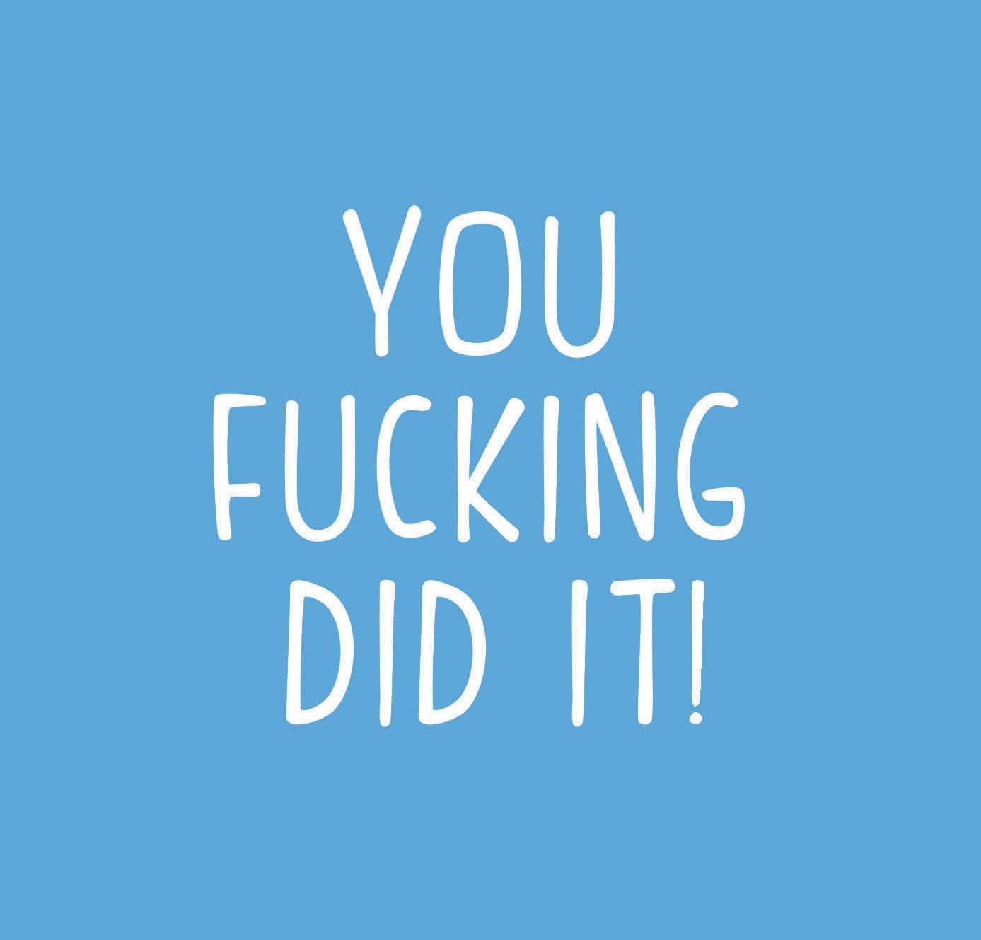 You Fuc*ing Did It! Latex Balloon