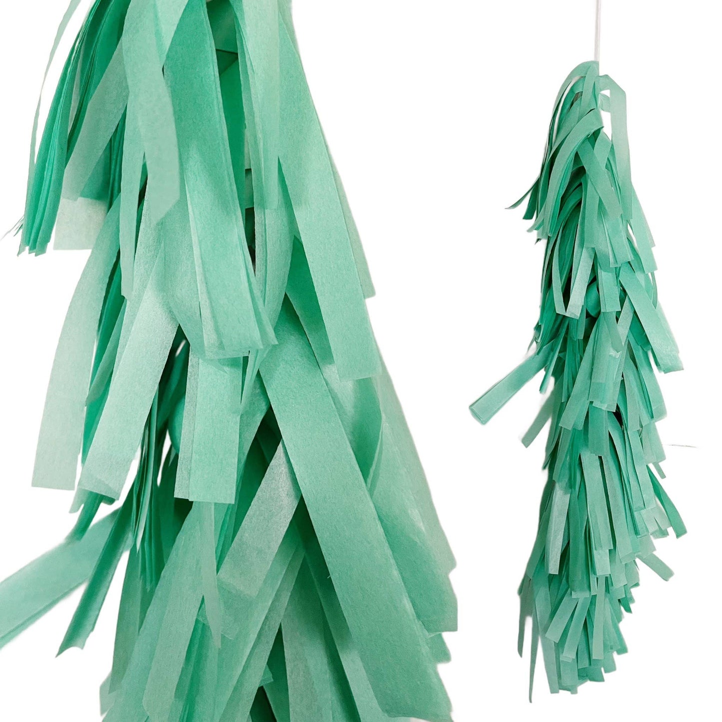 Fringed Tissue Balloon Tassel ( Solid Colors)