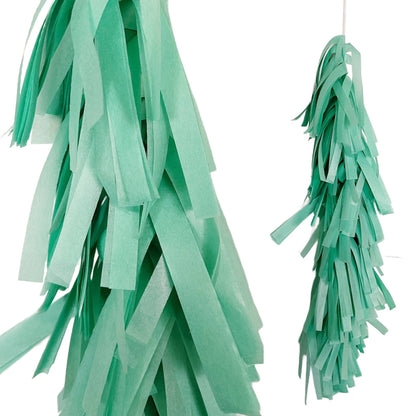 Fringed Tissue Balloon Tassel ( Solid Colors)
