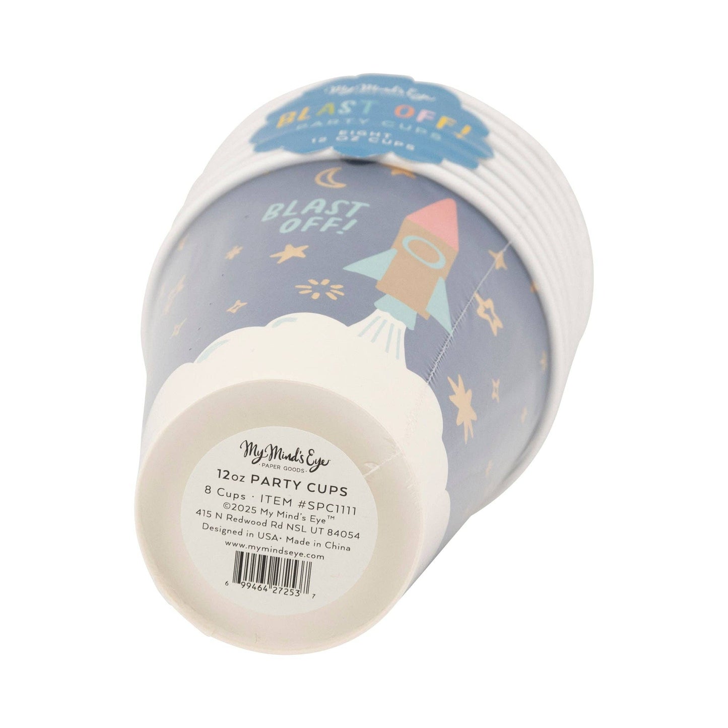 Space Paper Party Cups 8ct