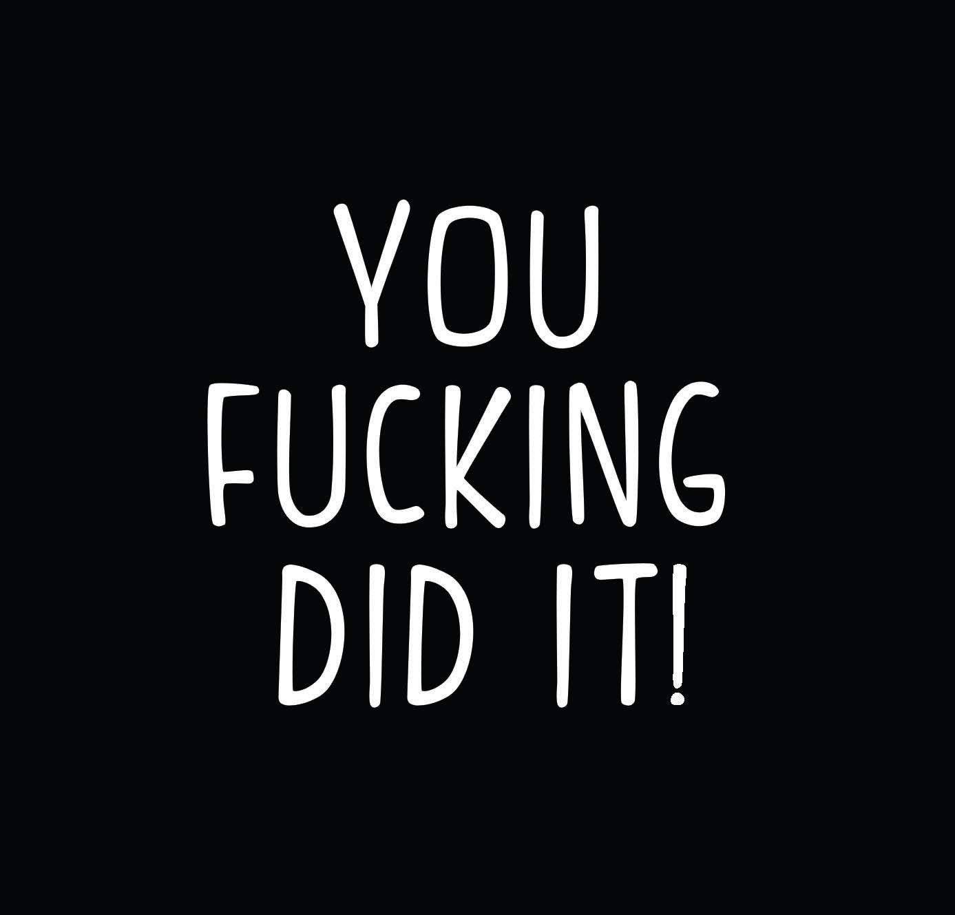 You Fuc*ing Did It! Latex Balloon