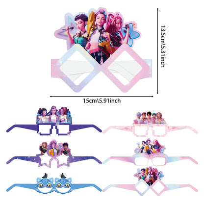 K-Pop Demon Hunters Birthday Decor Party Supplies