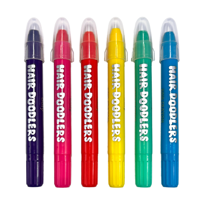 Hair Doodlers Hair Crayons Set of 6