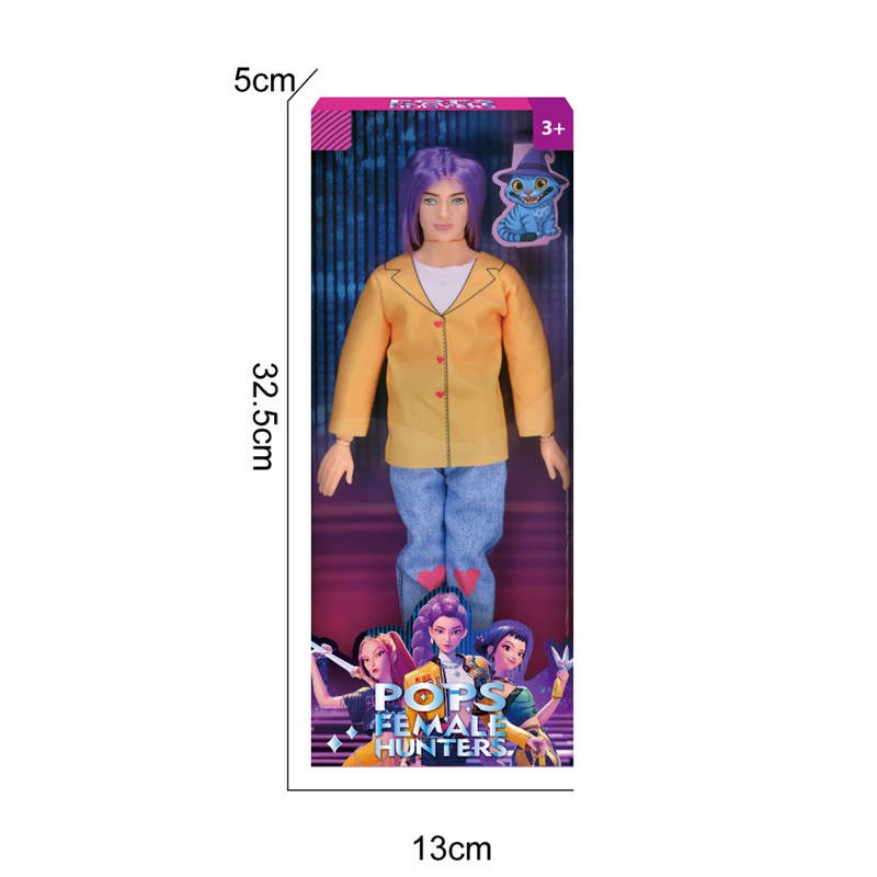 Kpop Demon Hunters Dolls Rumi Mira & Zoey Vinyl Figures Collectible Toy
