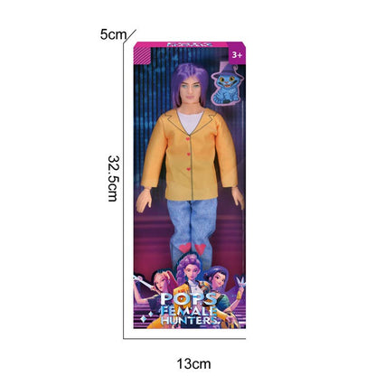 Kpop Demon Hunters Dolls Rumi Mira & Zoey Vinyl Figures Collectible Toy