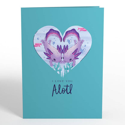 Love You A-Lotl Pop-Up Card