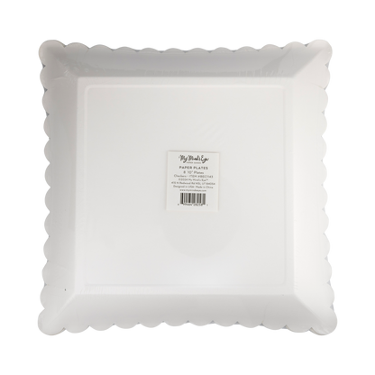 Pink and Red Checked Paper Plates 8ct