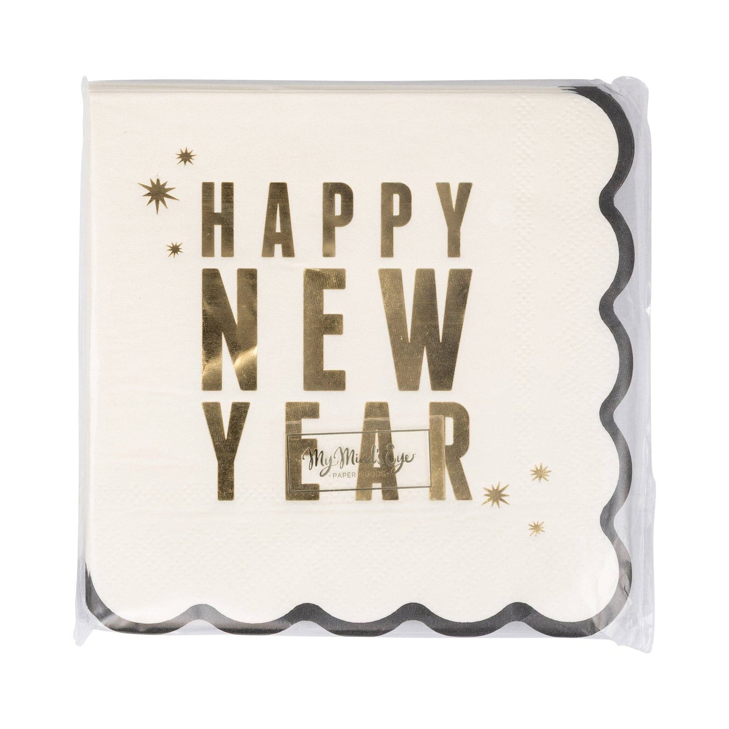 Happy New Year Cocktail Napkins 18ct