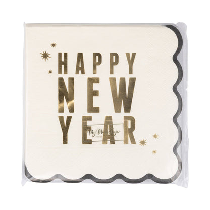 Happy New Year Cocktail Napkins 18ct