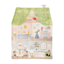 Bunny Cottage Shaped Paper Plates 8ct
