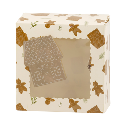 Whimsy Gingerbread Cookie Boxes 6ct