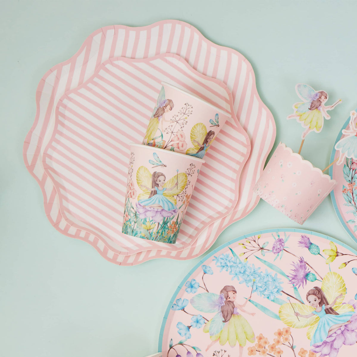 Fairy Garden Paper Cups – 9 oz Disposable