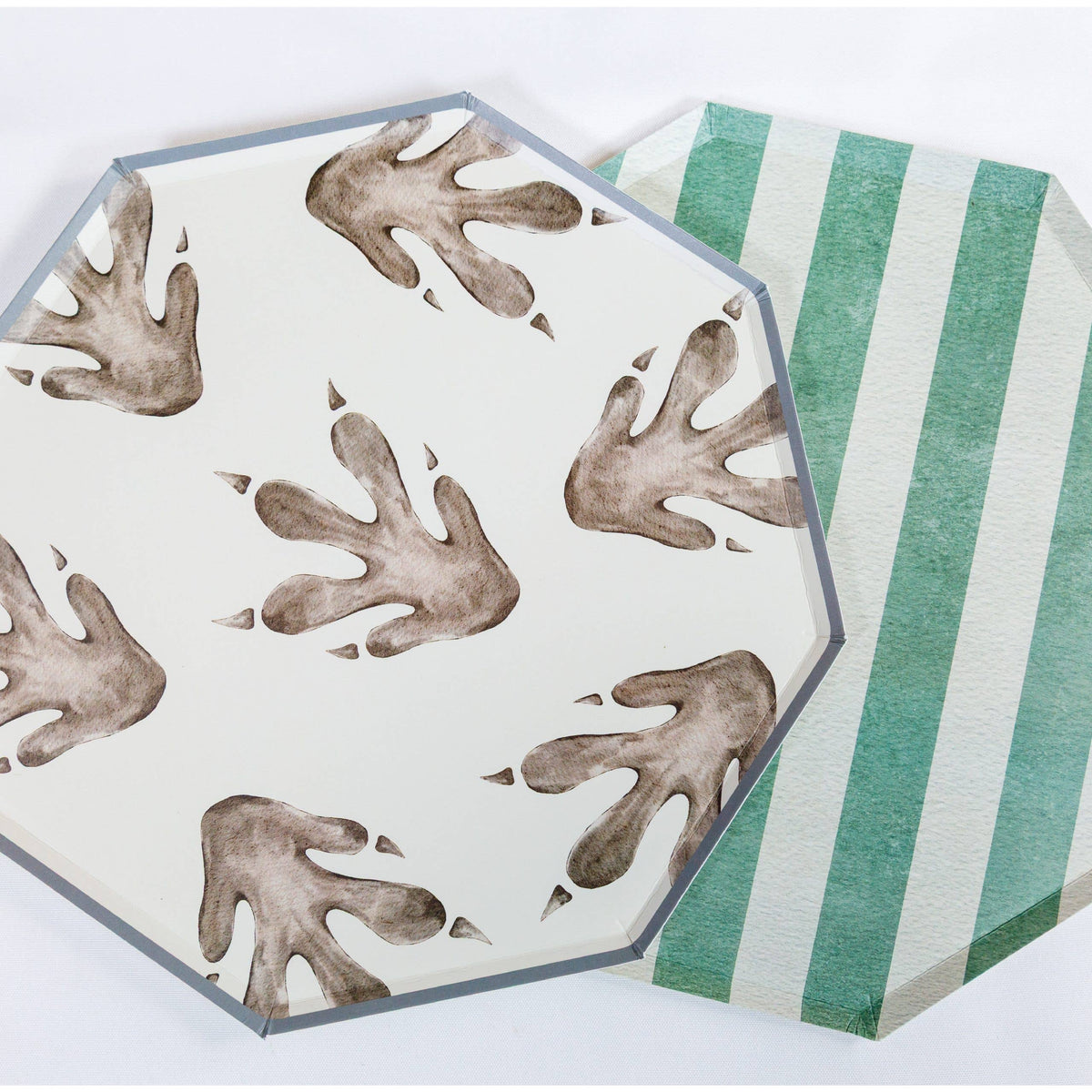 Dinosaur Footprint Paper Plates – 10 in