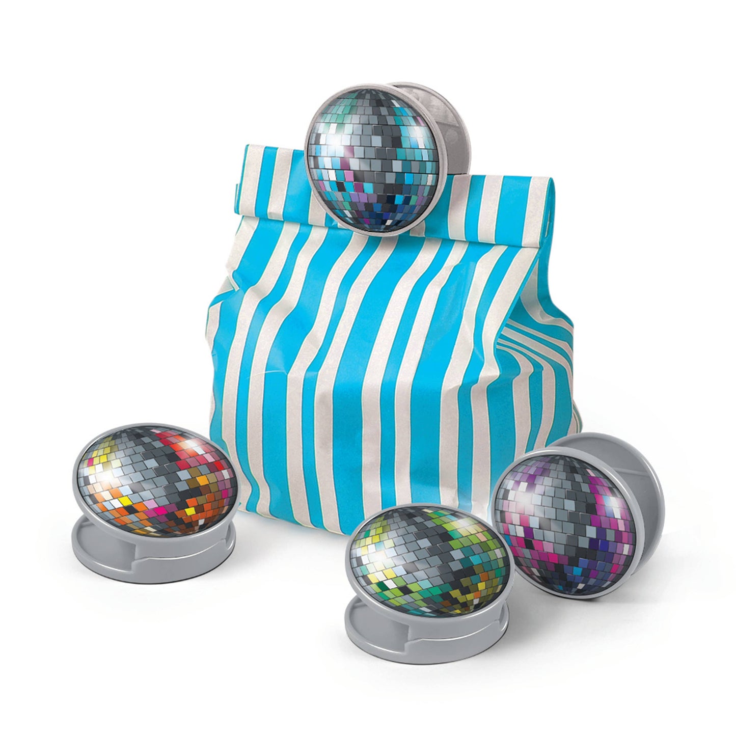Boogie Bites - Disco Ball Bag Clips - Set of 4