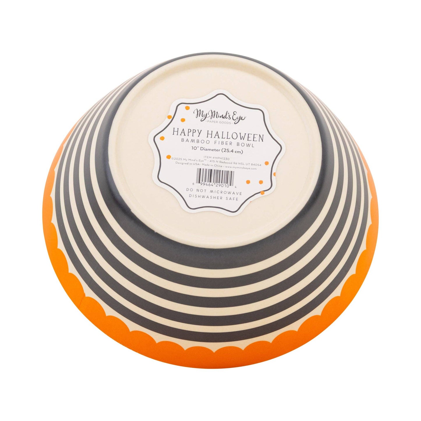 Striped Bamboo 10in Bowl