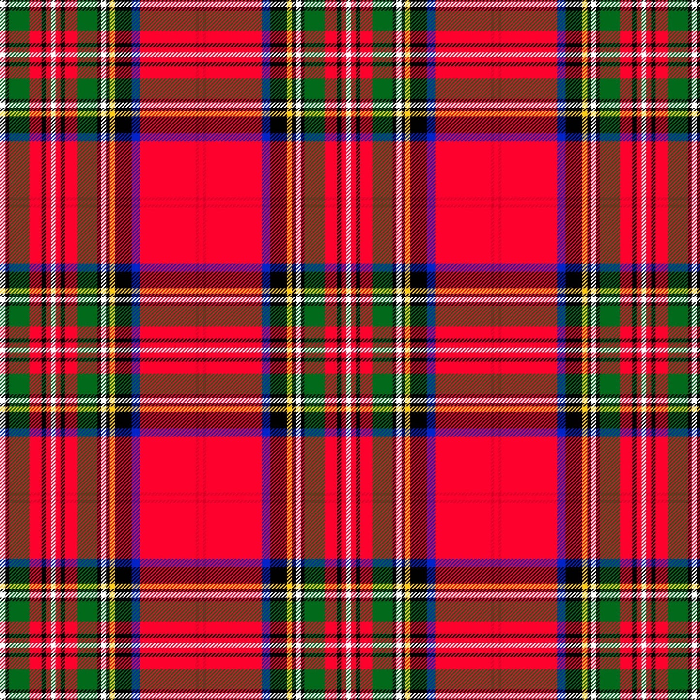Beau Bottles Red and Green Christmas Tartan - Made for Veuve