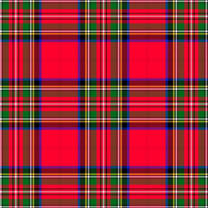 Beau Bottles Red and Green Christmas Tartan - Made for Veuve