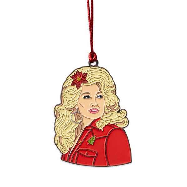 Dolly Enamel Holiday Ornament