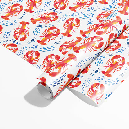Lobsters Gift Wrap | Lobster Wrapping Paper