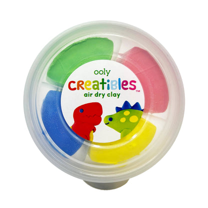 Creatibles: Air Dry Clay BFFs Kit - Dino. Pals (Set of 4 Col
