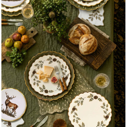 Dapple Dot 10" Large Plate - Olive