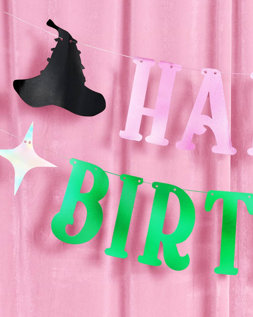 Happy Birthday Witch Banner