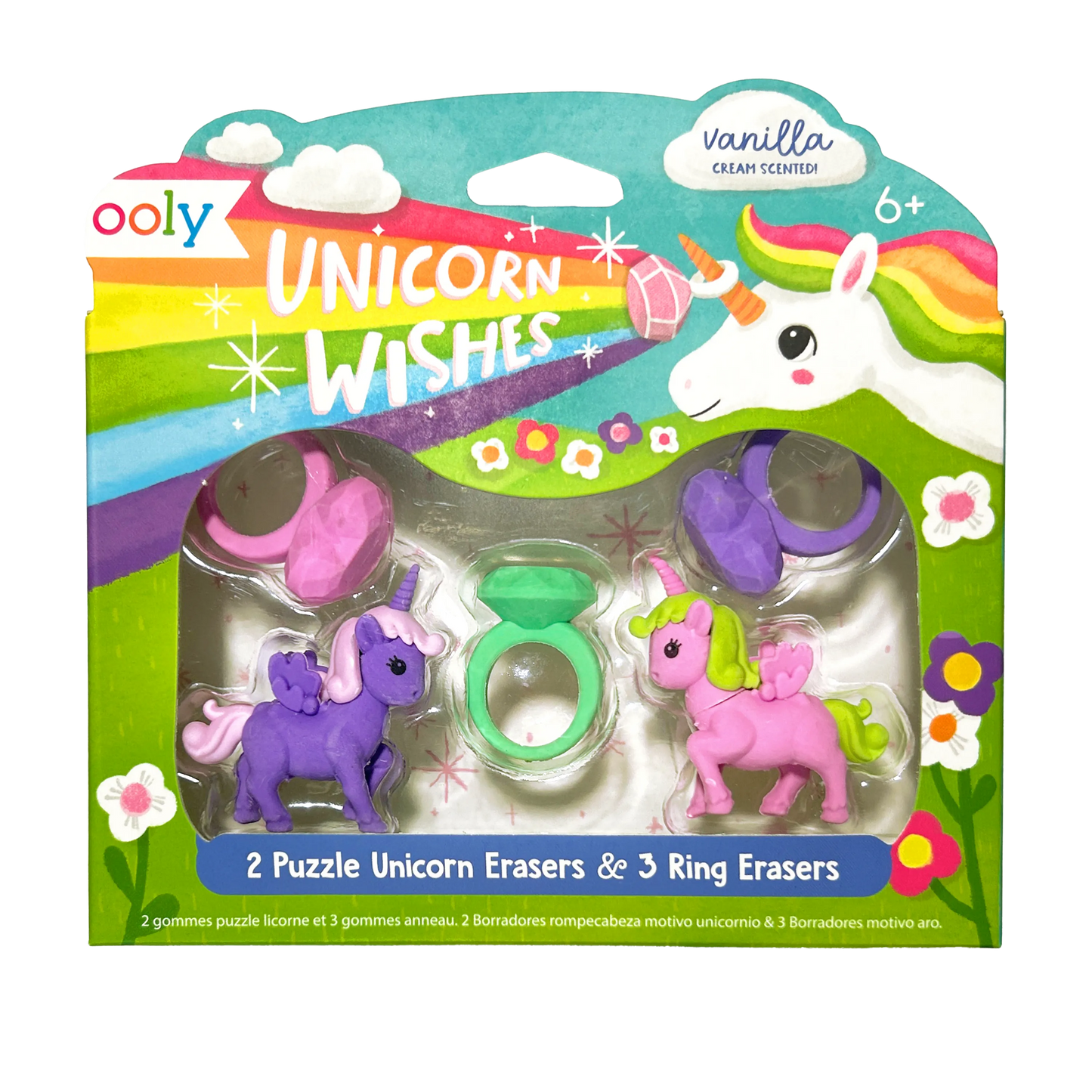 Unicorn Wishes: Scented Erasers (Set of 5)