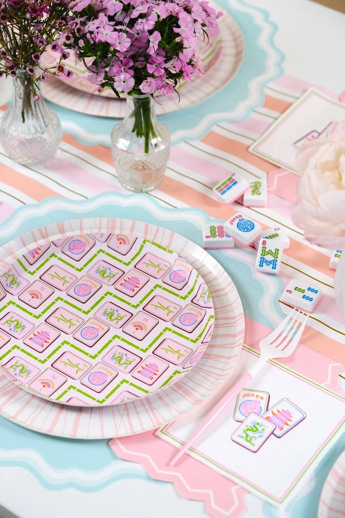 Mahjong Cocktail Napkins 16ct