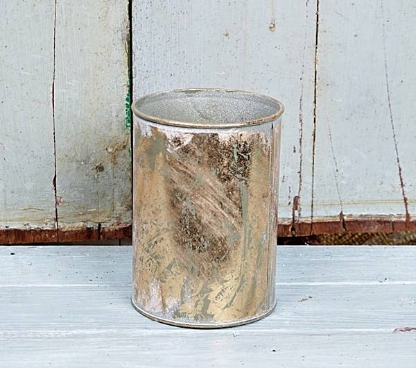 Column Bucket-Distressed Gold